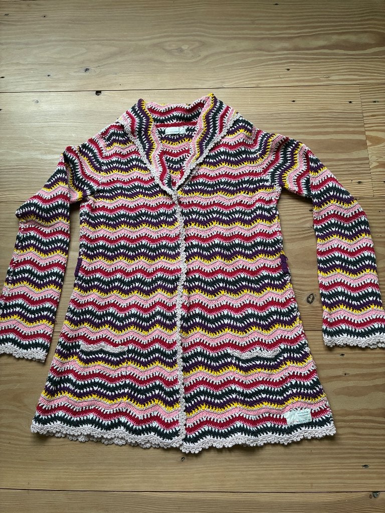 Prachtig gehaakt Odd Molly vest gestreept, Overige kleuren, Ophalen of Verzenden, Zo goed als nieuw, Maat 36 (S)