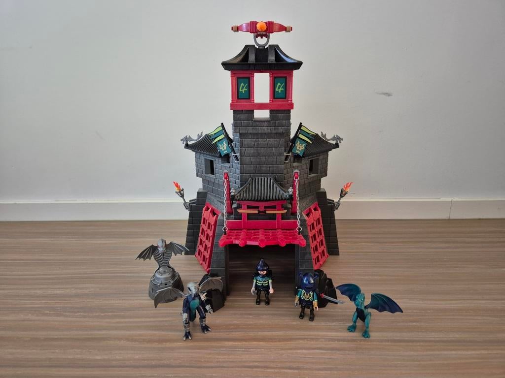 Playmobil Drakenburcht & Ridderburcht Set + 2 kleine sets, Kinderen en Baby's, Speelgoed | Playmobil, Ophalen of Verzenden, Zo goed als nieuw