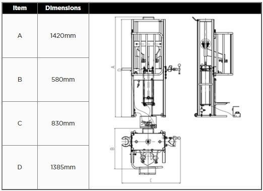 Hydro Pneumatische veerspanner, Verzenden, Nieuw