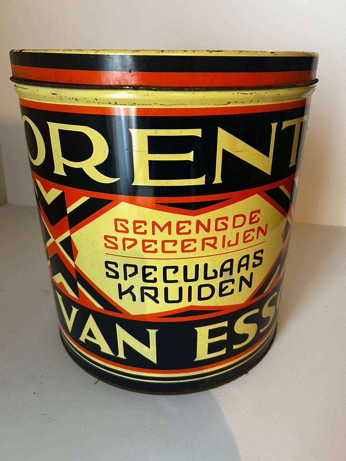 Vintage Blik van Esch Speculaas Kruiden, Verzamelen, Blikken, Ophalen of Verzenden, Gebruikt, Overige, Overige merken