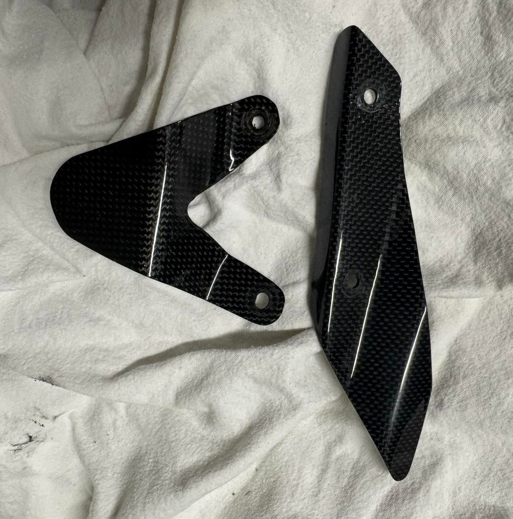 Carbon Uitlaat Hitteschild Ducati Streetfighter 848/1098S, Motoren, Onderdelen | Ducati, Ophalen of Verzenden, Gebruikt
