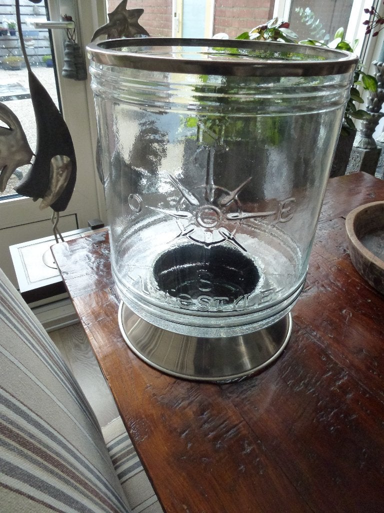 Te koop Lifestyle windlicht, Huis en Inrichting, Ophalen, Windlicht, Wit, Overige merken