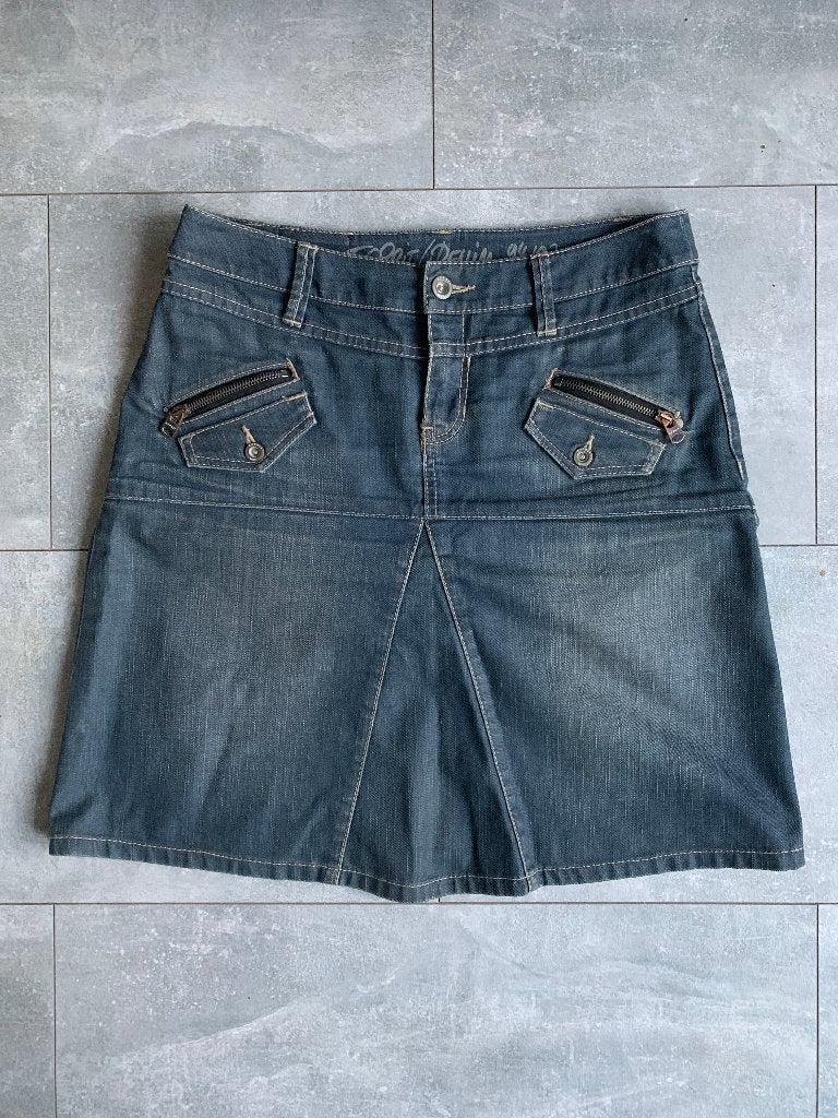 ESPRIT blauwe spijkerrok denim maat S, Maat 38/40 (M), Blauw, Ophalen of Verzenden, Zo goed als nieuw