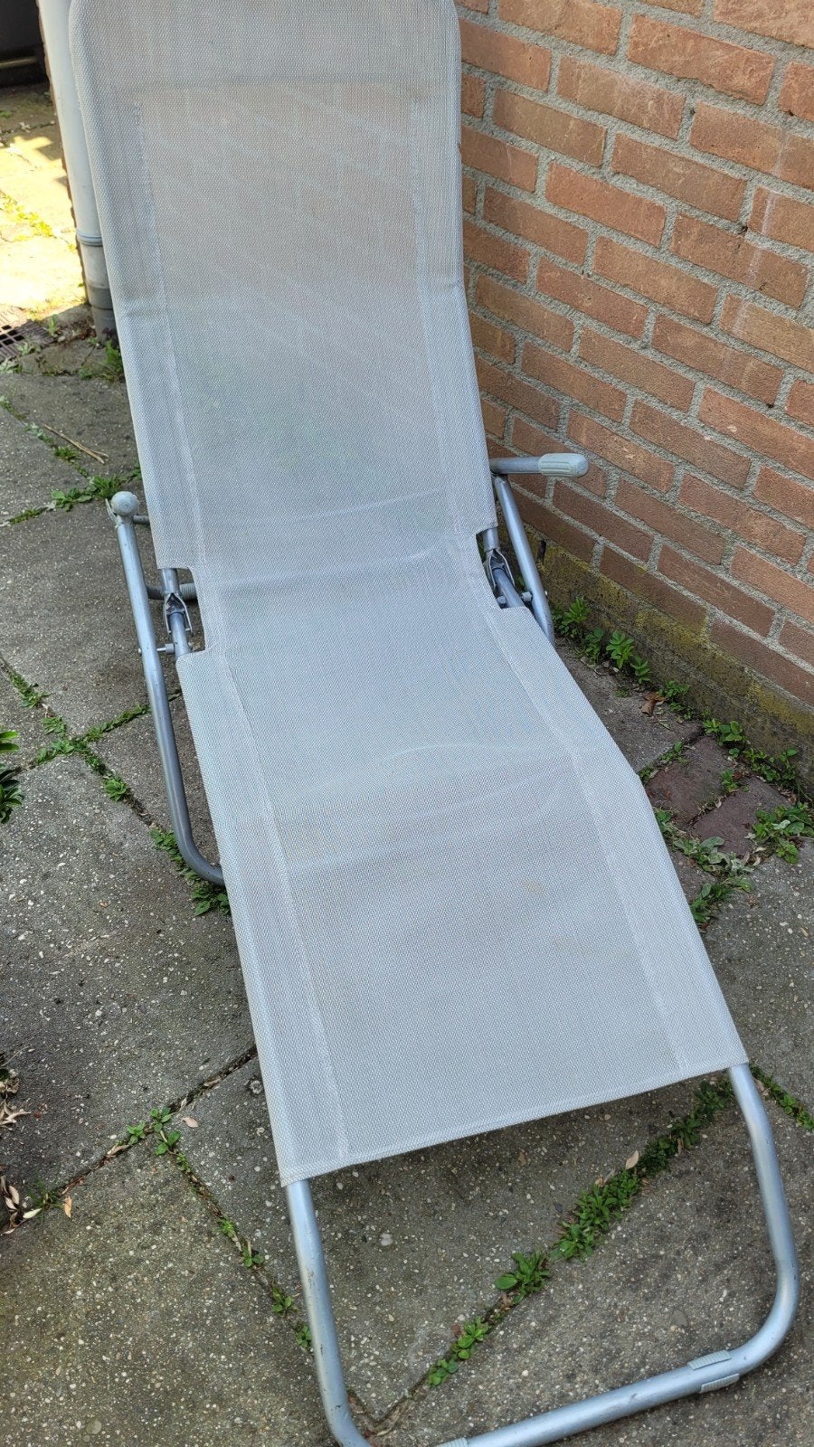 ligbed, Ophalen, Zo goed als nieuw, Aluminium