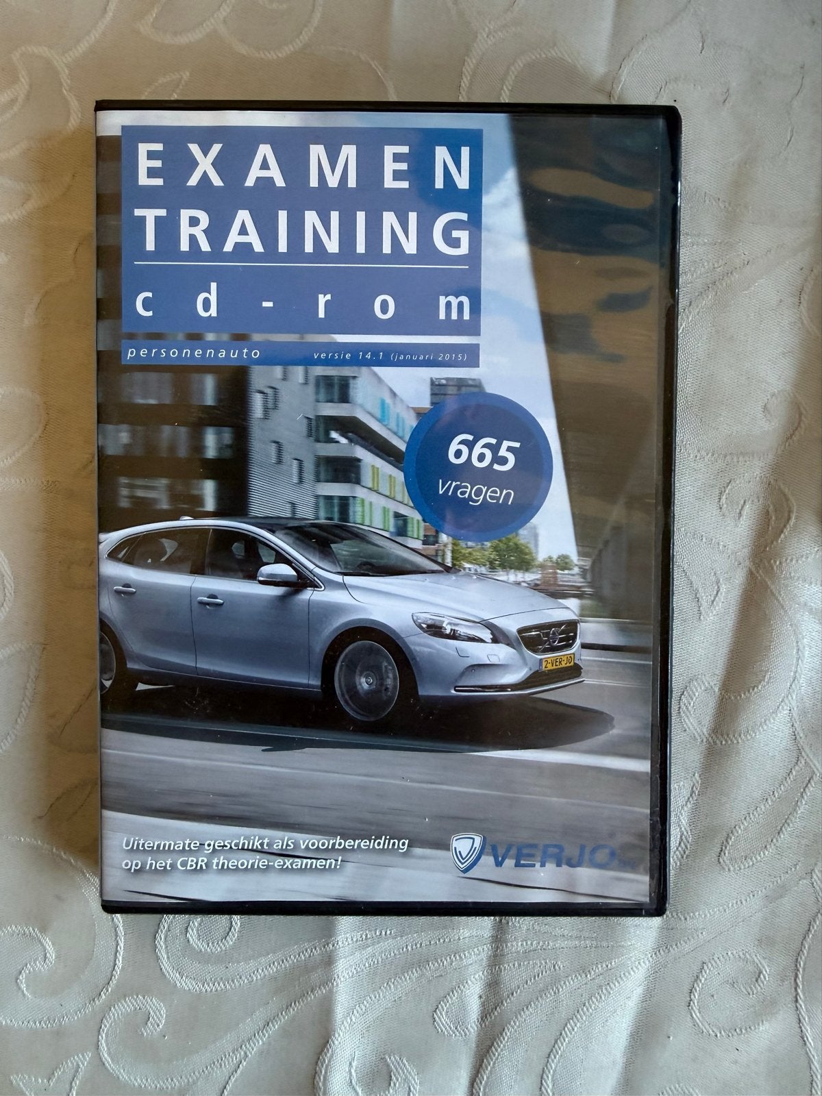Examentraining CD-ROM Personenauto - CBR Theorie Examen, Ophalen of Verzenden, Zo goed als nieuw, Verkeerscursus, Windows