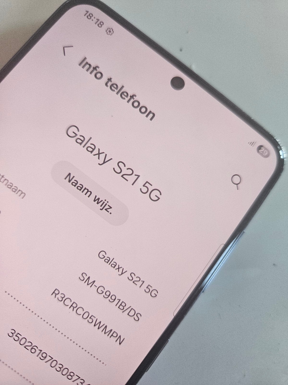 Samsung Galaxy S21 5G in goede staat, Ophalen of Verzenden