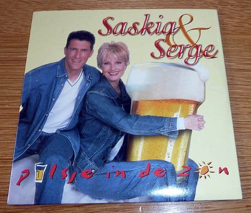 CD Single SASKIA & SERGE - Pilsje in de zon, Ophalen of Verzenden
