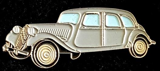 Citroën Traction pin lichtgrijs, Verzenden, Nieuw, Transport, Speldje of Pin
