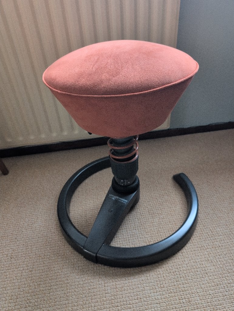 Ergonomische kruk Swopper, Ophalen, Gebruikt, Bruin, Bureaukruk