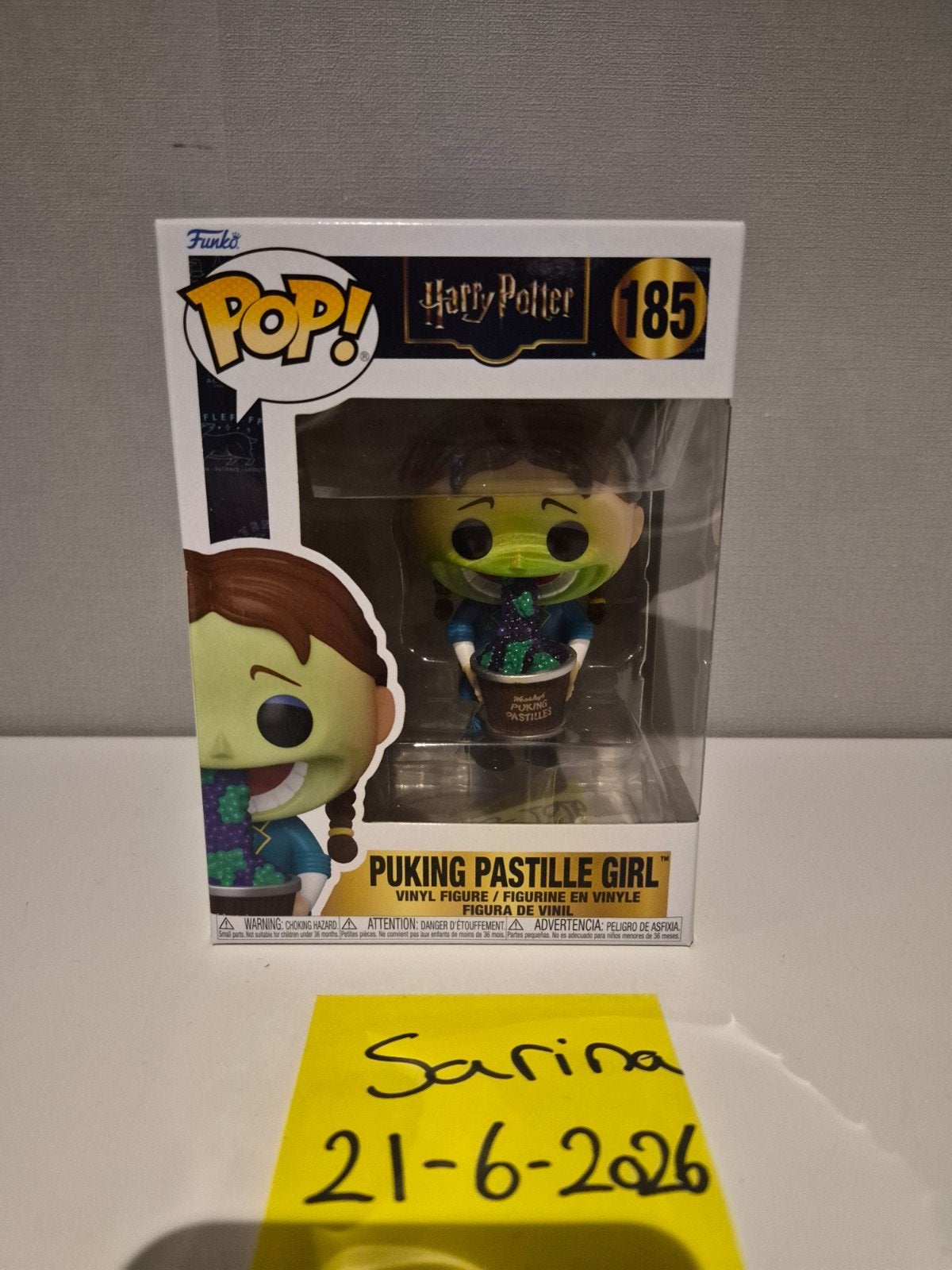 Harry potter funko pop puking pastille girl 185, Verzenden, Nieuw