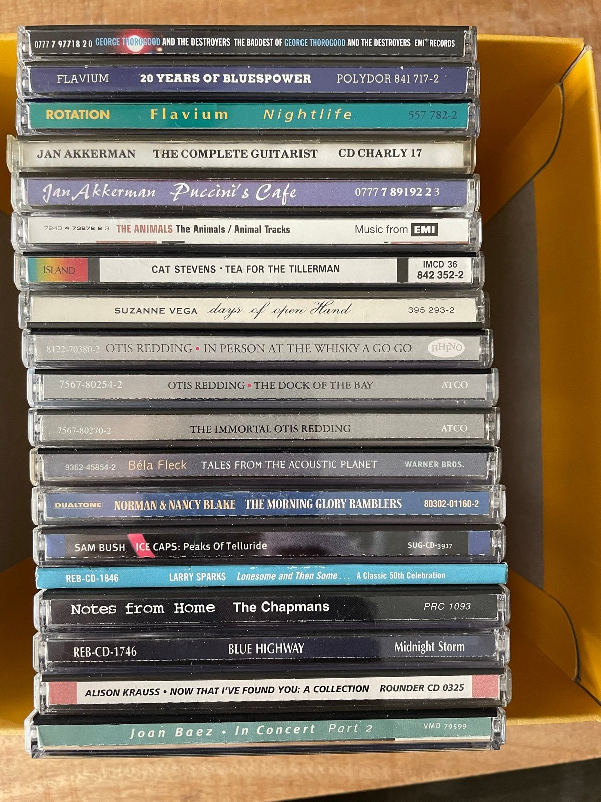 20 CD's: Blues, Folk, Bluegrass, Rock, Ophalen of Verzenden, Gebruikt, Album