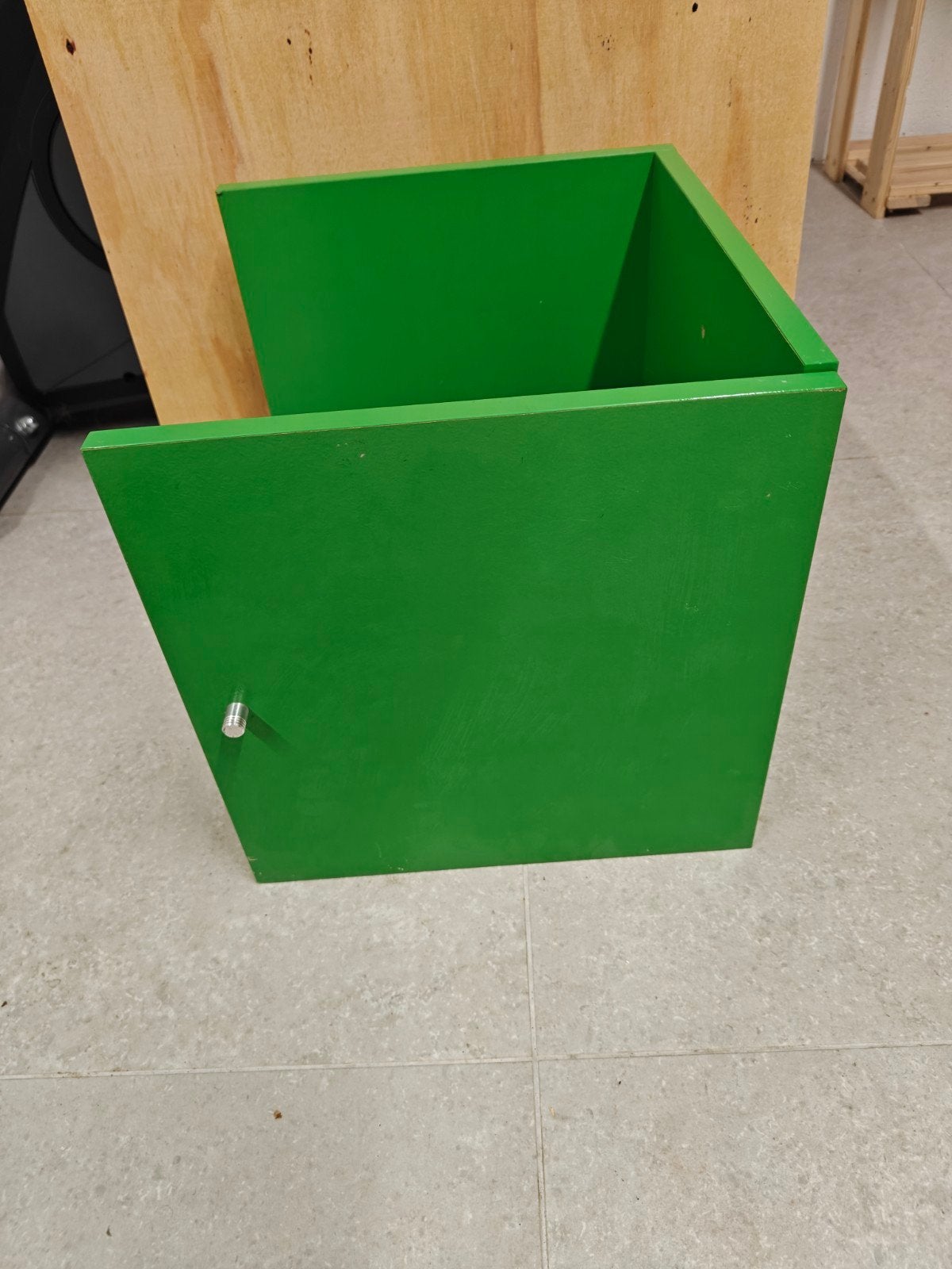 IKEA Kallax inzet met deur, groen, Ophalen, Gebruikt
