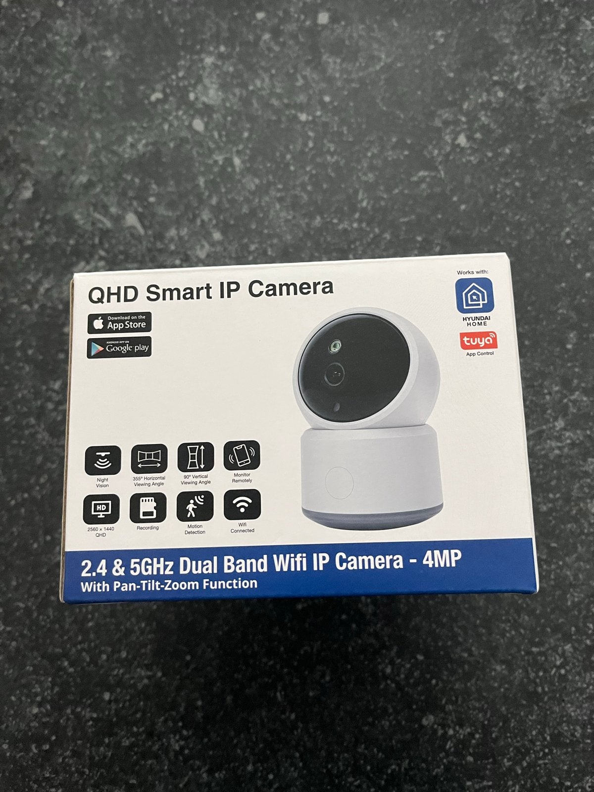 QHD Smart IP Camera - 4MP Dual Band Wifi PTZ, Ophalen of Verzenden, Nieuw, Binnencamera