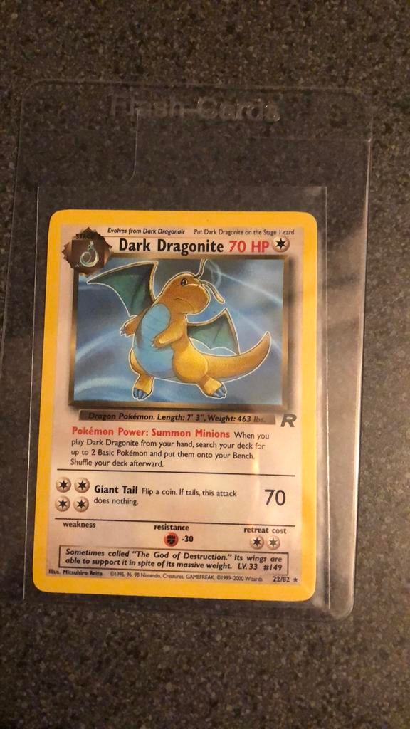Dark dragonite, Ophalen of Verzenden, Zo goed als nieuw