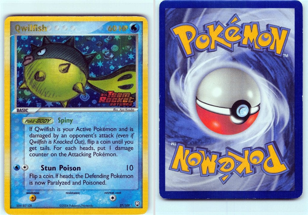Pokémon kaart: Qwilfish (TRR 27), Verzenden, Zo goed als nieuw