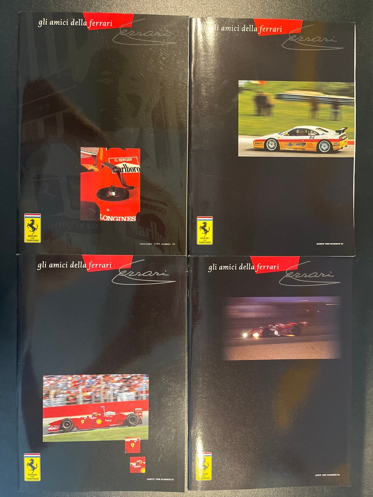 Gli Amici Della Ferrari Tijdschriften - 1998 Complete Set, Ophalen of Verzenden, Gelezen, Ferrari