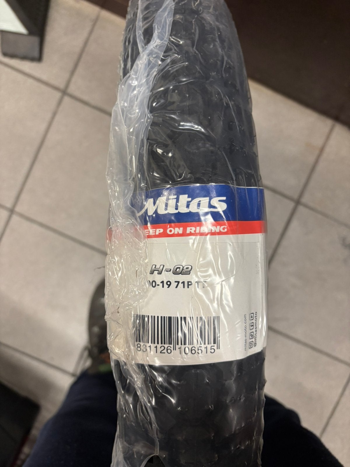 Nieuwe motorband 4.00 x19 Miras H02, Ophalen, Nieuw