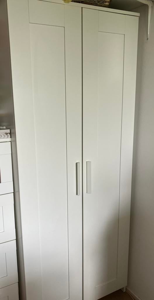 Kledingkast 2 deuren wit Brimnes IKEA, Huis en Inrichting, Ophalen, Met deur(en), 50 tot 100 cm, Zo goed als nieuw