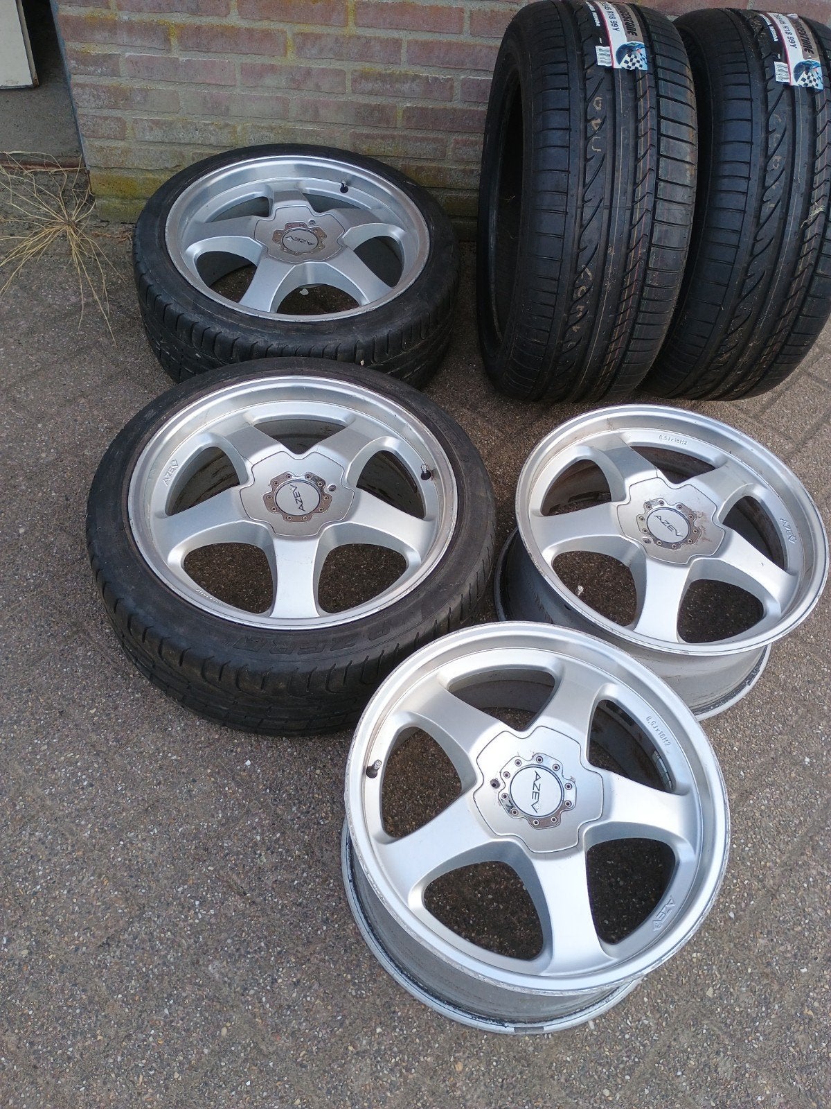 Azev velgen 18 inch 8 j breed, 18 inch, 255 mm, Verzenden, Nieuw