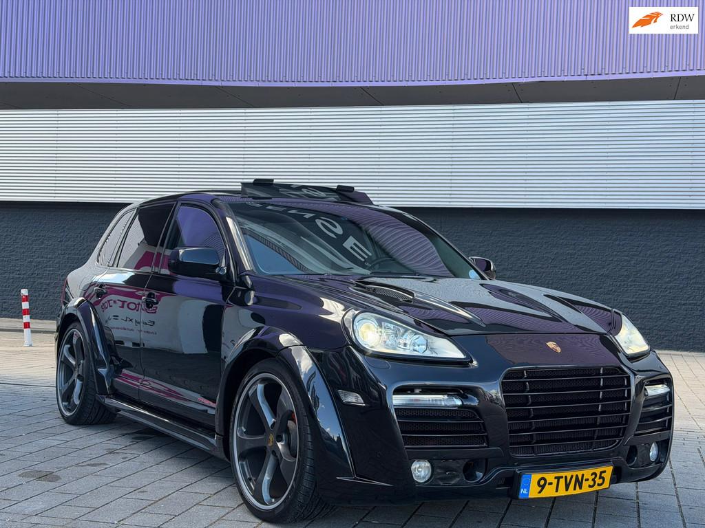 Porsche Cayenne 4.8 Turbo Magnum Techart YOUNGTIMER, Auto's, Porsche, Bedrijf, Te koop, Cayenne, 4x4, Dakrails, Elektrische achterklep