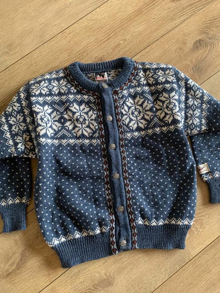 Dale of Norway wollen vest XS S bohemian wool jumper, -, Blauw, -, Ophalen of Verzenden