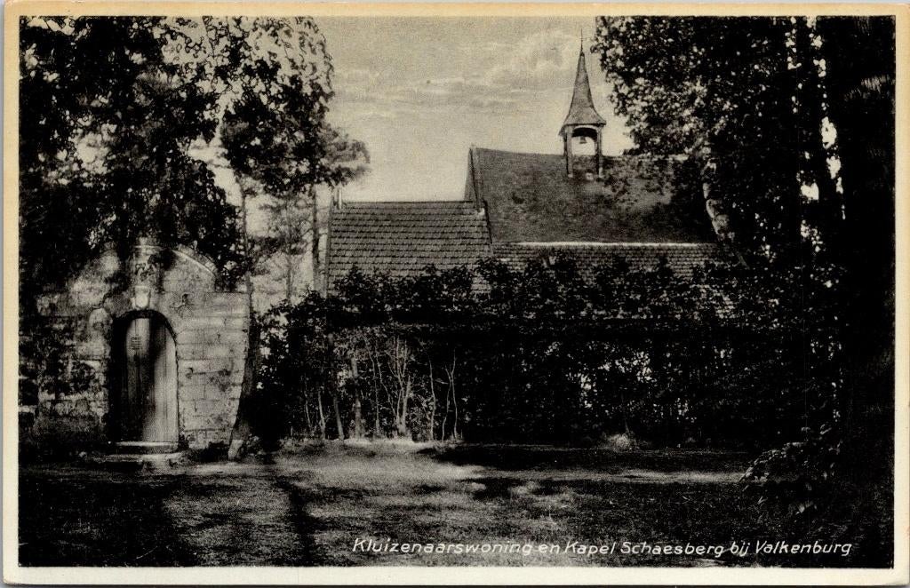 Bij Valkenburg - Kluizenaarswoning en Kapel Schaesberg, Verzenden, 1940 tot 1960, Ongelopen, Limburg