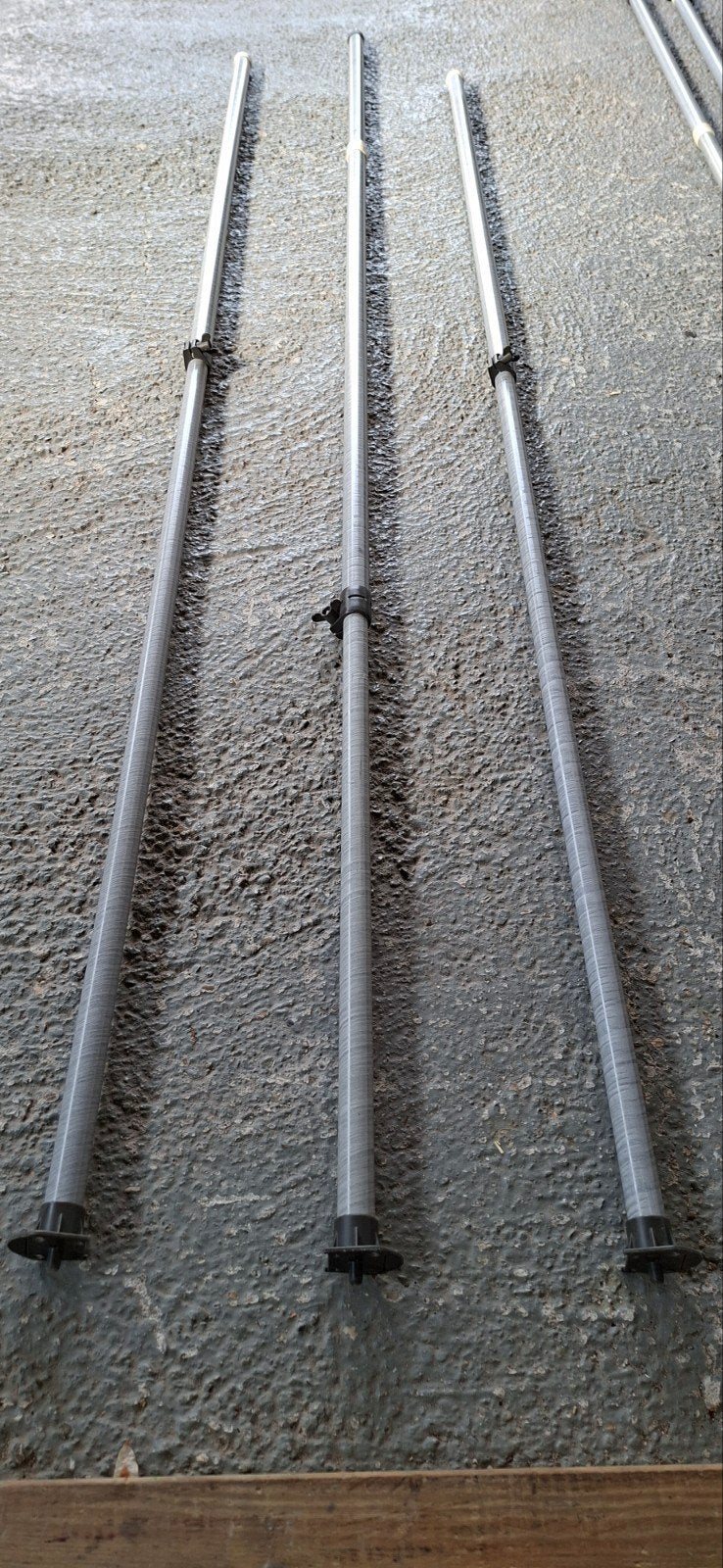 Set van 3 Isabella fibermax luifelstaanders, Ophalen of Verzenden, Gebruikt