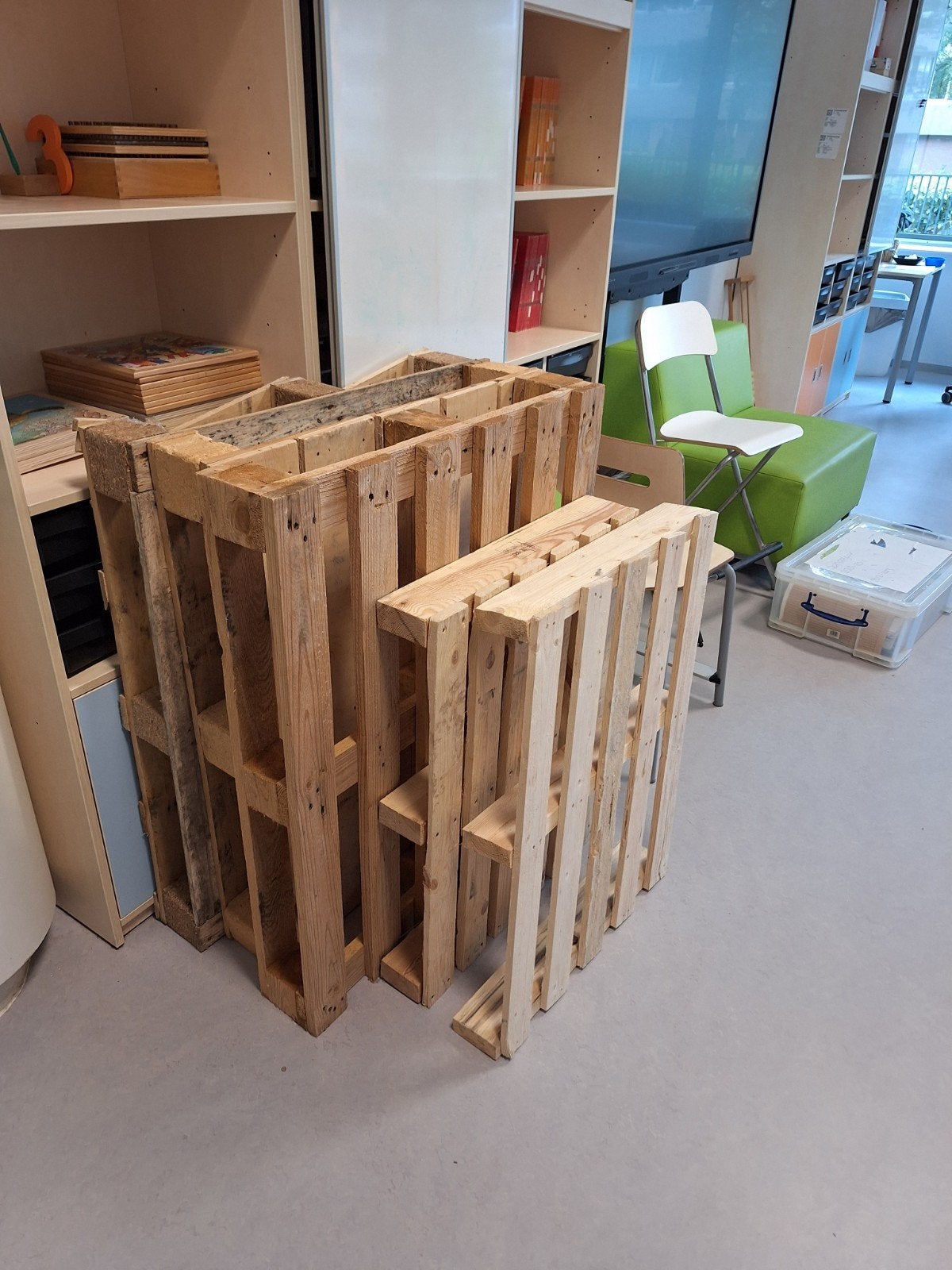 Gratis pallets, 5 stuks., Ophalen, Overige houtsoorten, Minder dan 200 cm, Pallet