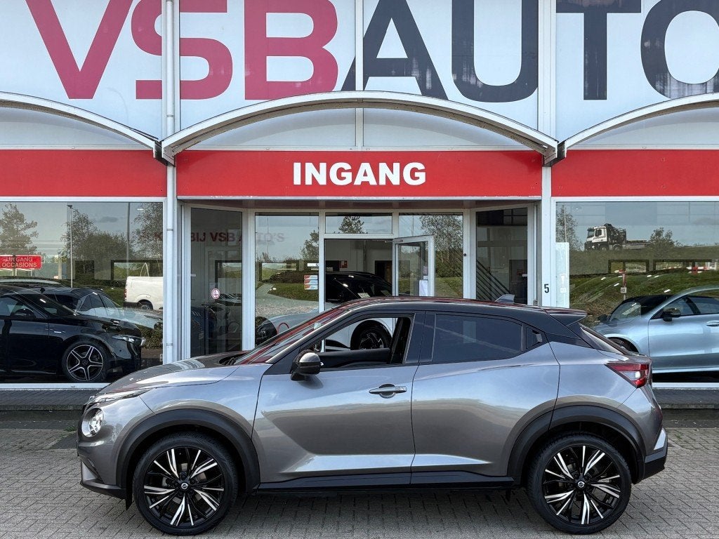 Nissan JUKE 1.0 DIG-T AUT. PREMIUM-EDITION LED NAVI CAMERA C, Auto's, Bedrijf, 3 cilinders, 638 kg, SUV of Terreinwagen