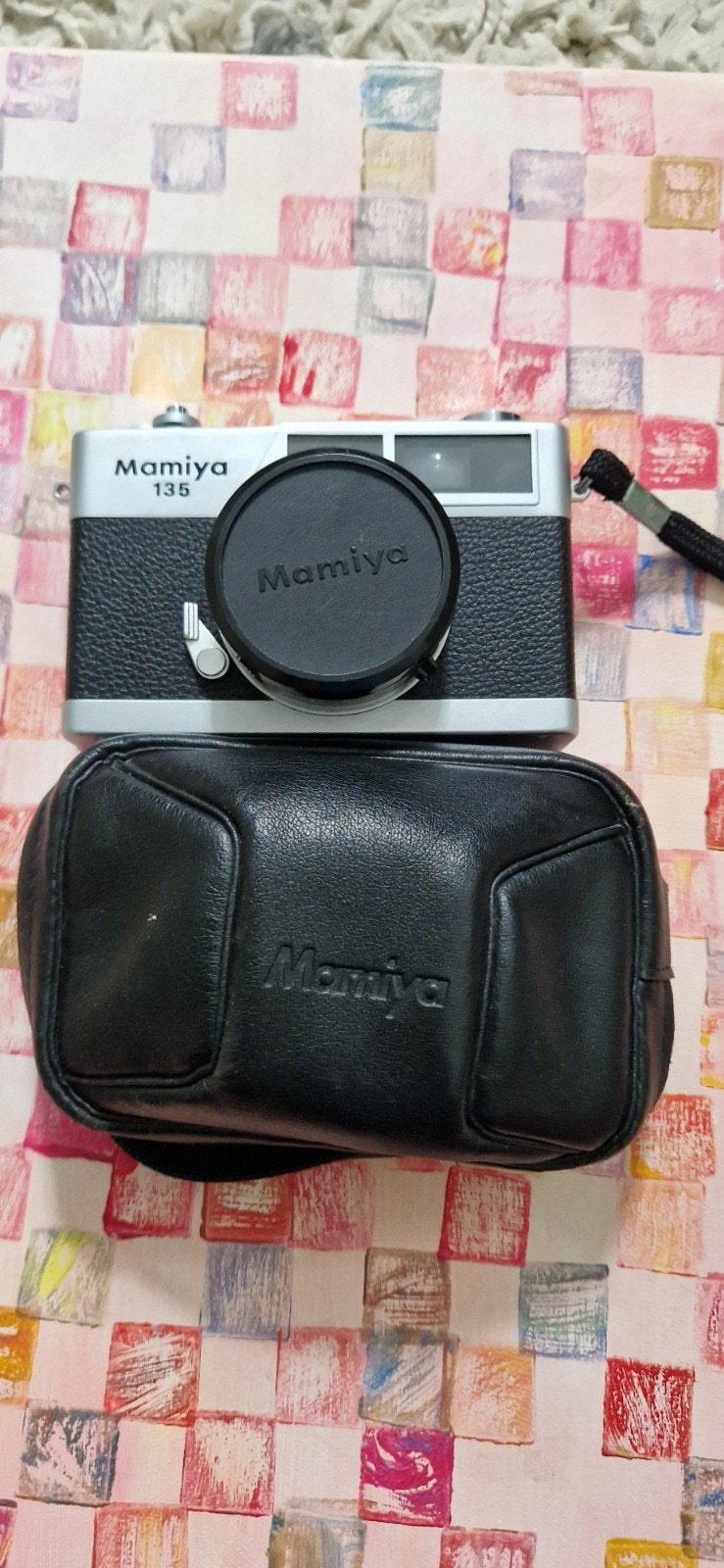 Mamiya 135 compact camera met tasje - Getest, Ophalen of Verzenden, Gebruikt, Compact, Overige Merken
