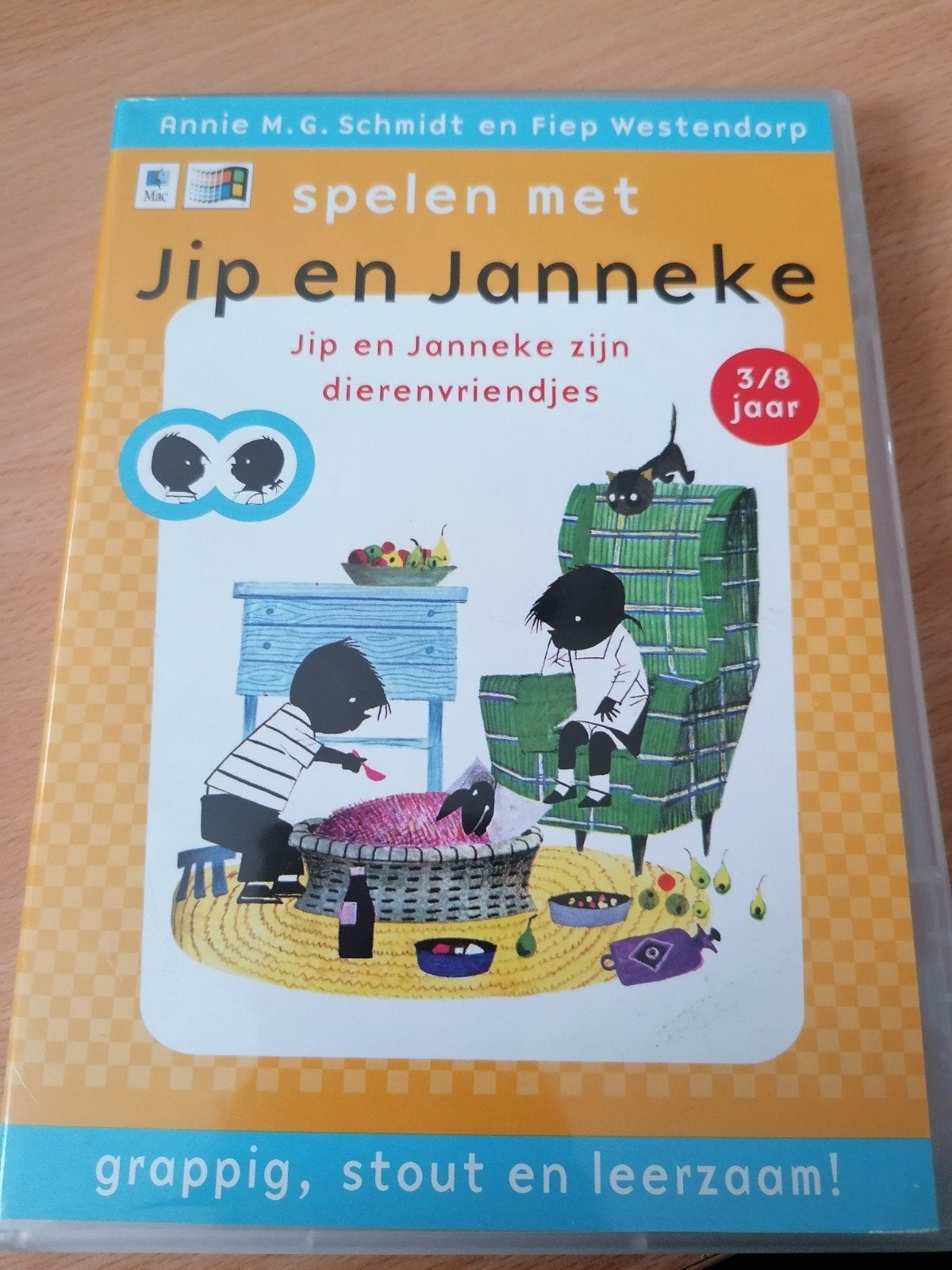 cdrom spelen met jip en janneke, Puzzel en Educatief, Gebruikt, 1 speler, Ophalen of Verzenden