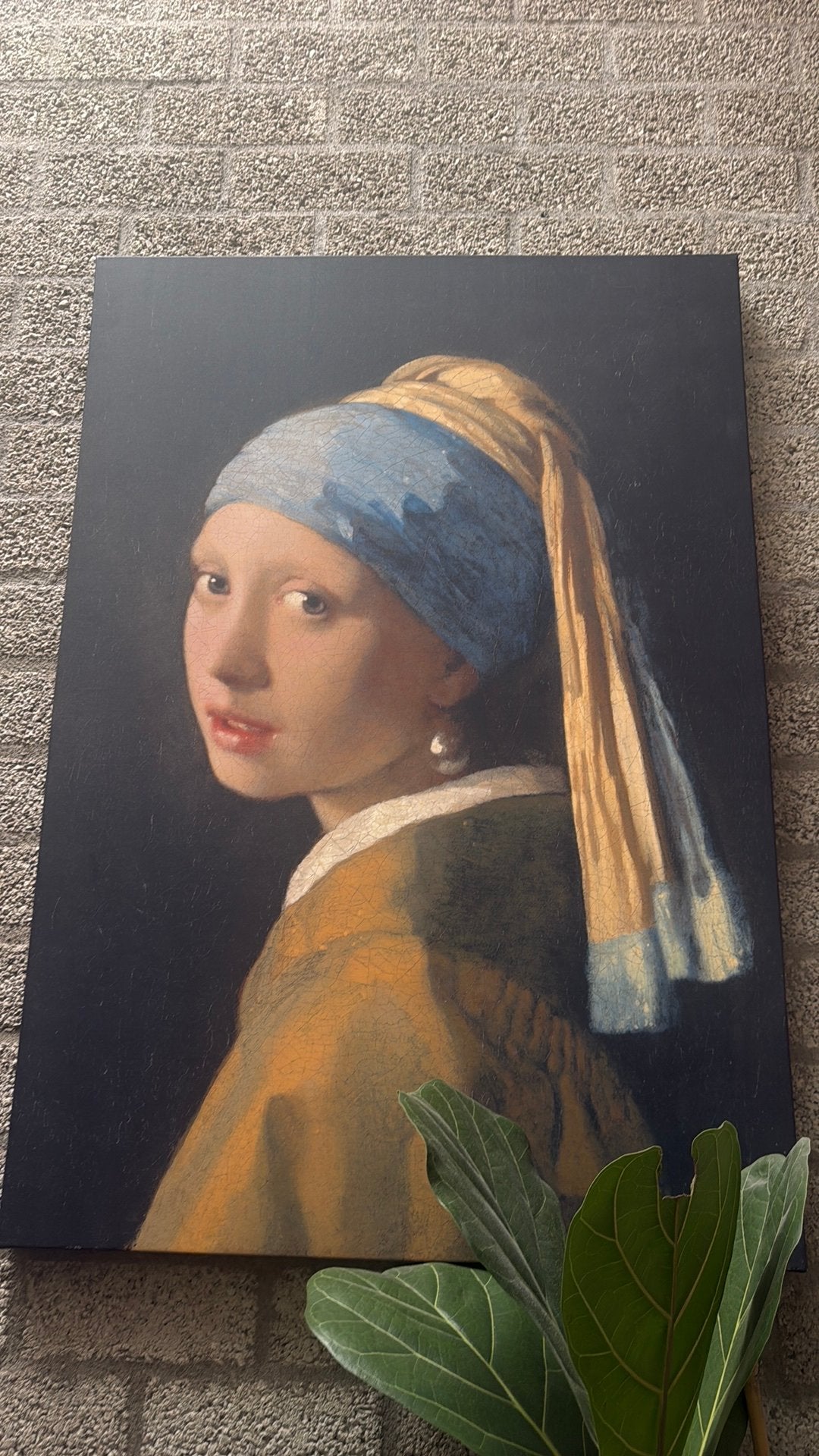 Meisje met de parel .Johannes vermeer, Ophalen, Zo goed als nieuw, Schilderij