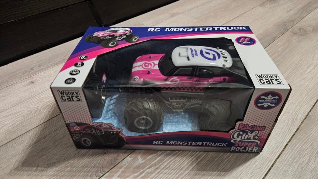 RC Monstertruck "Racing Girl" - Roze, Nieuw in Doos, Elektro, Auto offroad, Nieuw, Ophalen of Verzenden
