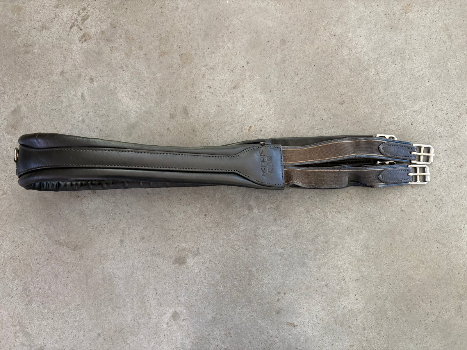 Leren Stubben Singel 140cm - zwart, Gebruikt, Overige disciplines, Ophalen of Verzenden, Zwart
