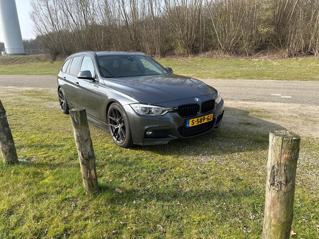 BMW 3-Serie 320d 190pk Aut 2016 Grijs, Auto's, BMW, Automaat, 745 kg, Achterwielaandrijving, Euro 6