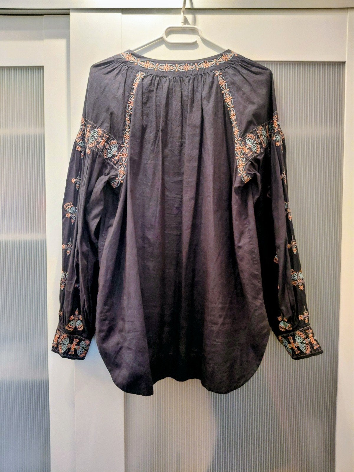 Lapland style blouse maat M, Kleding | Dames, Ophalen of Verzenden, Zo goed als nieuw, Grijs, Blouse of Tuniek