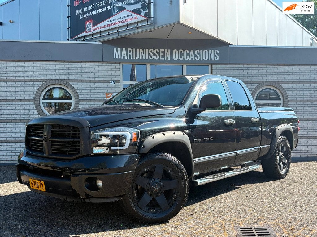 Dodge DODGE RAM 1500 5.7 Hemi V8|6-Pers|Custom|Marge, Automaat, Gebruikt, 8 cilinders, Zwart