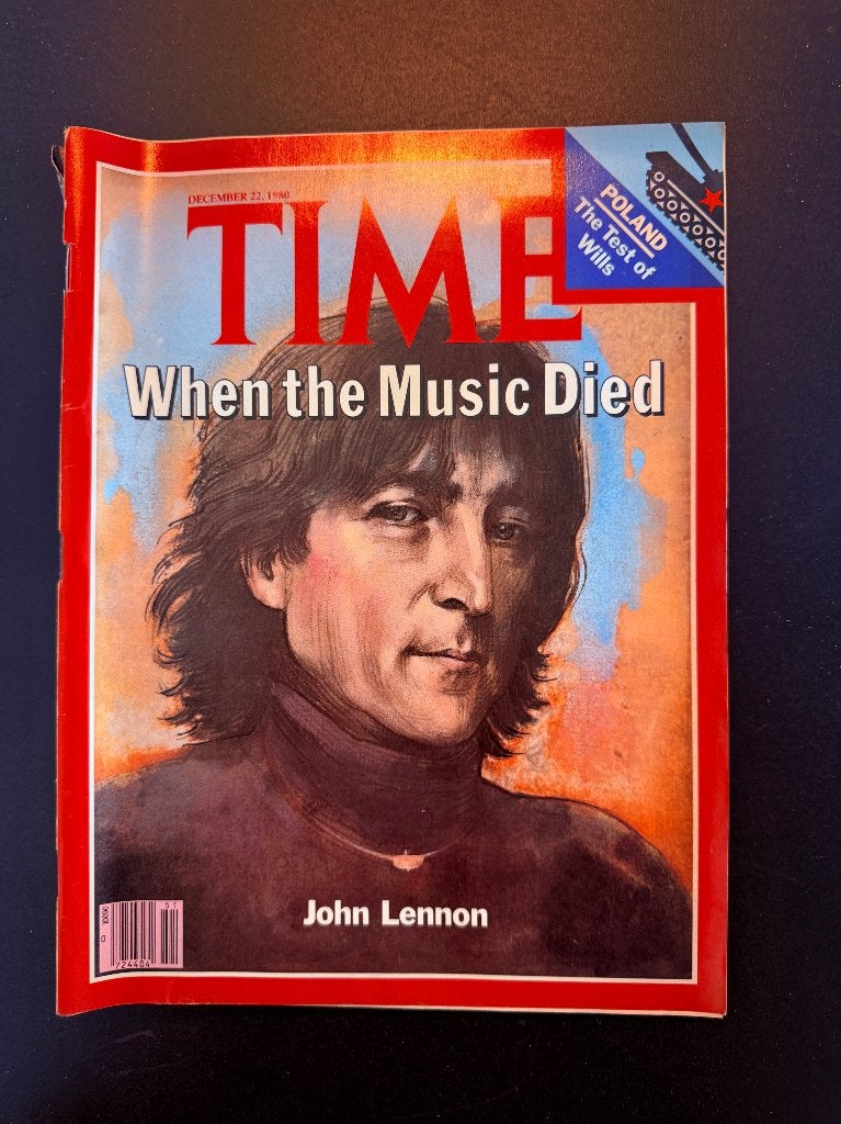 TIME Magazine uit 22 december 1980 met John Lennon, Boeken, Tijdschriften en Kranten, Ophalen of Verzenden, Gelezen, Muziek, Film of Tv