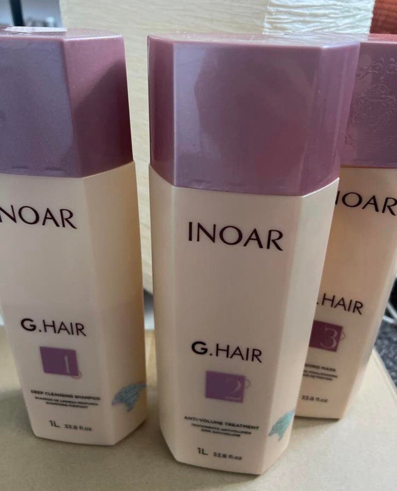 Inoar G.Hair Keratine Behandeling - Complete Set, Ophalen of Verzenden, Nieuw, Haarverzorger of -hersteller