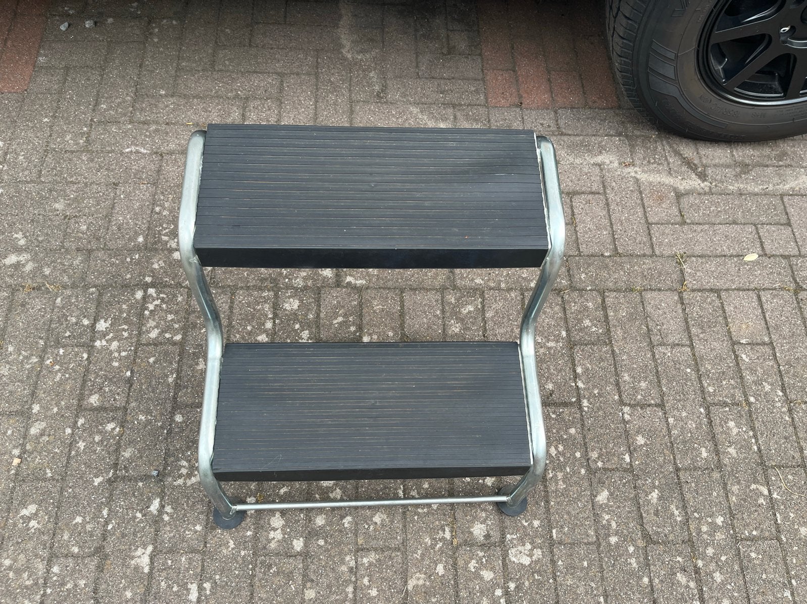 Opstapje voor caravan of camper trapje, Ophalen, Gebruikt