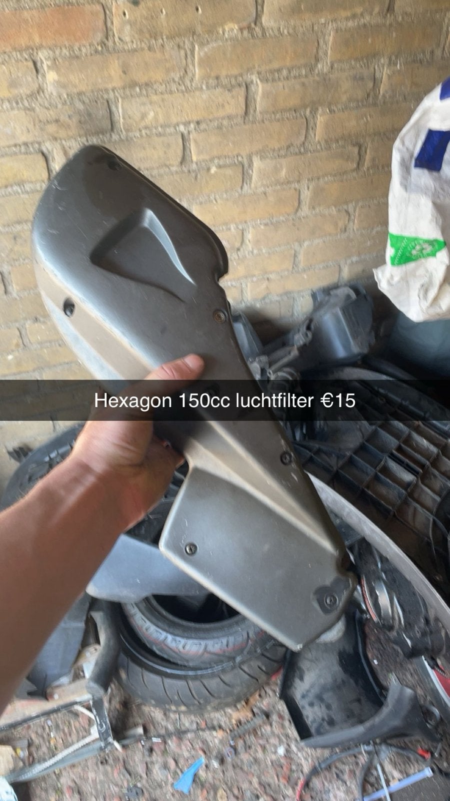 Hexagon luchtfilter 125/180cc, Ophalen of Verzenden