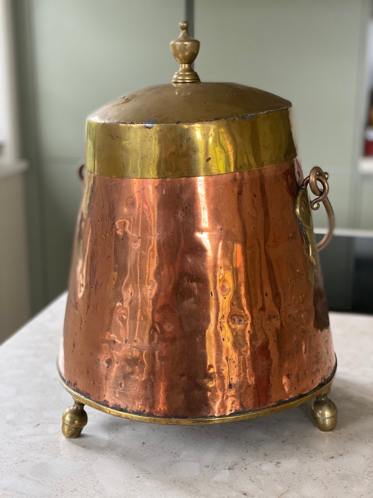 Antieke Koperen doofpot, Antiek en Kunst, Ophalen of Verzenden, Koper