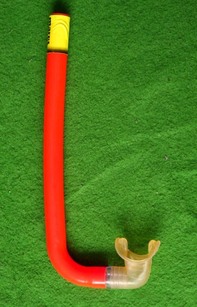 Mares snorkel - Oranje, Ophalen of Verzenden, Gebruikt, Duikbril of Snorkel