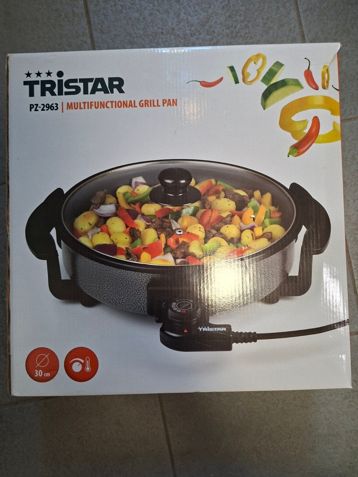 Tristar PZ-2963 Multifunctionele Grillpan - 30 cm, Ophalen of Verzenden, Nieuw