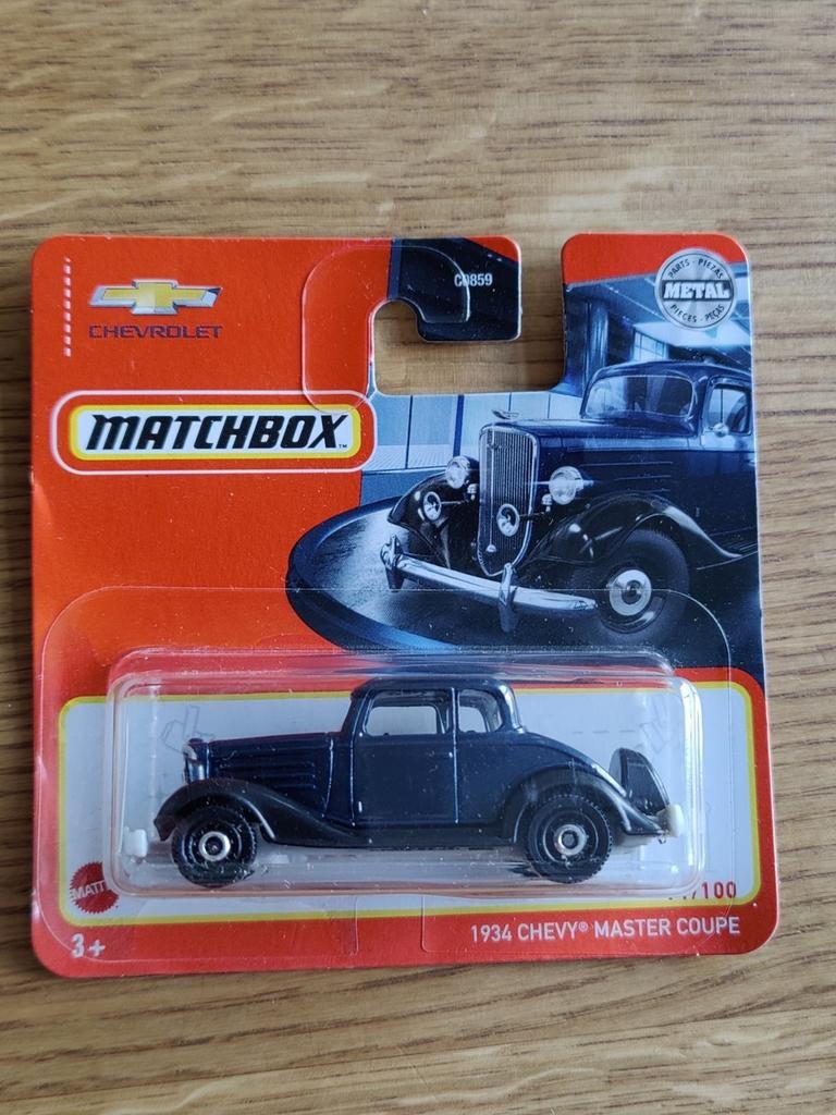 Matchbox Chevy Master Coupe BLAUW, Ophalen of Verzenden, Auto