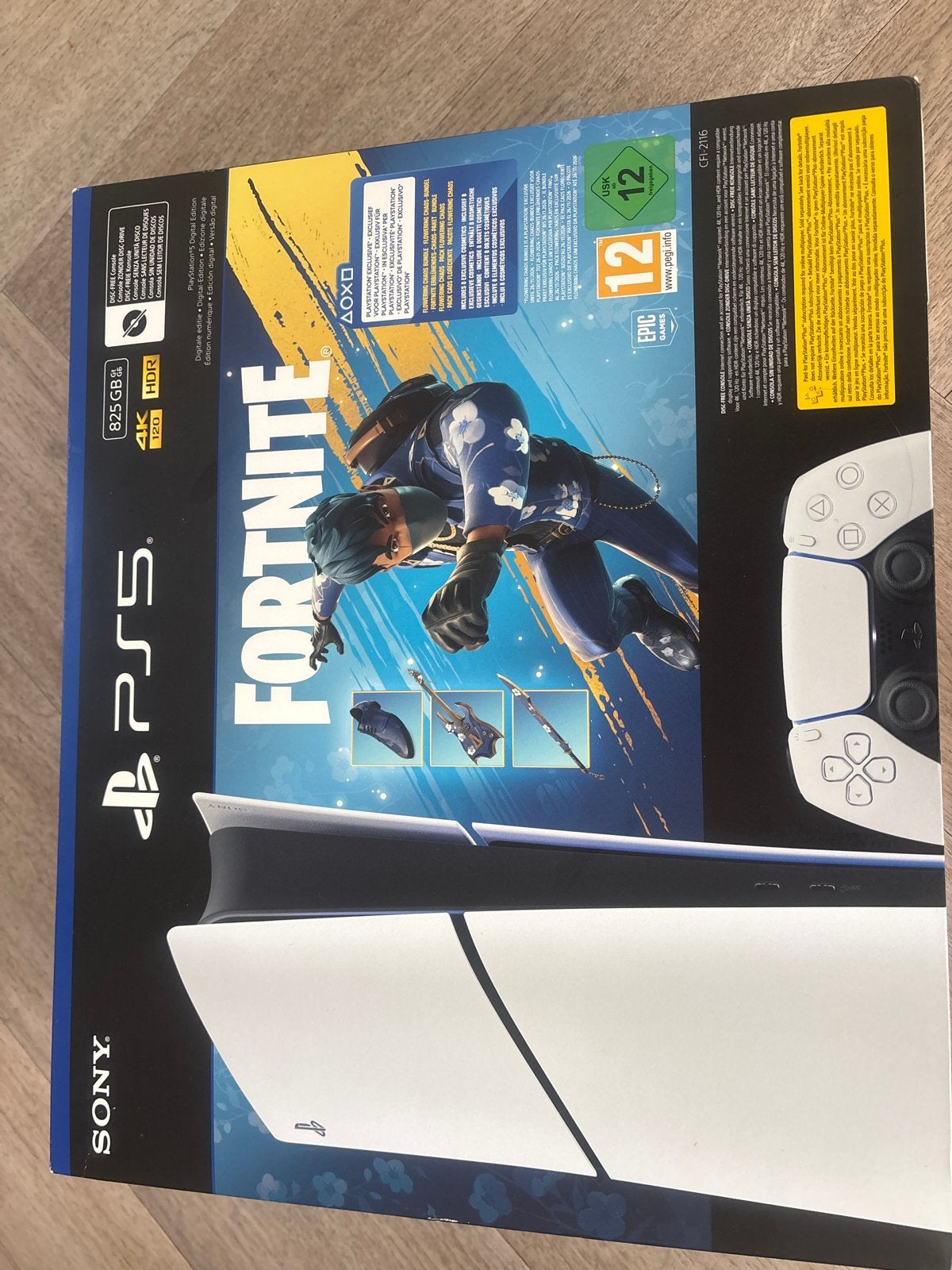 Sony PlayStation 5 Disc Edition met Fortnite bundel, Ophalen, Online, Shooter, Zo goed als nieuw