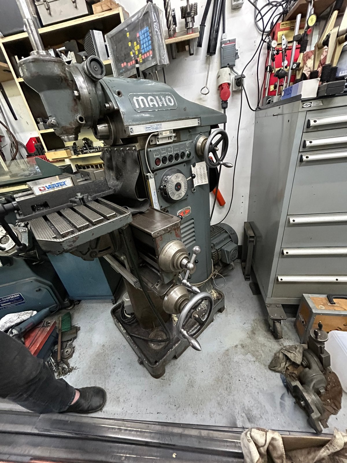 MAHO freesbank, Ophalen, Gebruikt, Freesbank