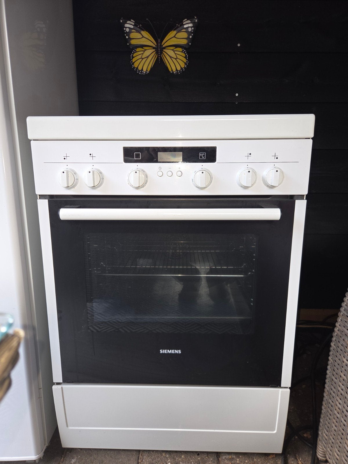 Siemens gasfornuis met hete lucht oven en grill, Ophalen, Gebruikt, 60 cm of meer, 4 kookzones