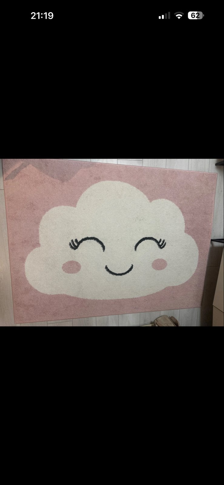 Vloerkleed, Ophalen, 100 tot 150 cm, Zo goed als nieuw, Roze