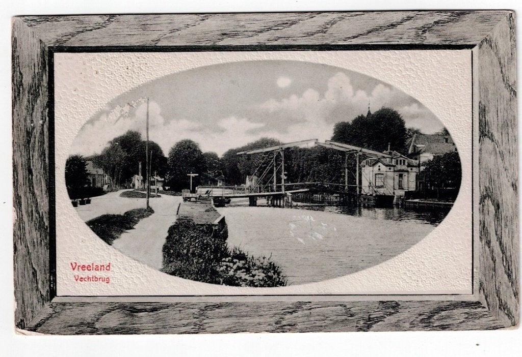 Vreeland. De Vechtbrug., Ophalen of Verzenden, Gelopen, Utrecht